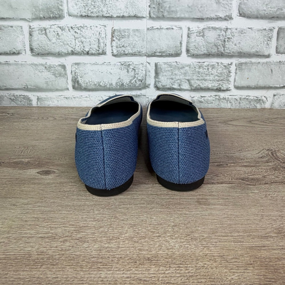 VIVAIA Eillen Pointed-Toe Loafers Horsebit Blue Womens 38.5 - Picture 5 of 7